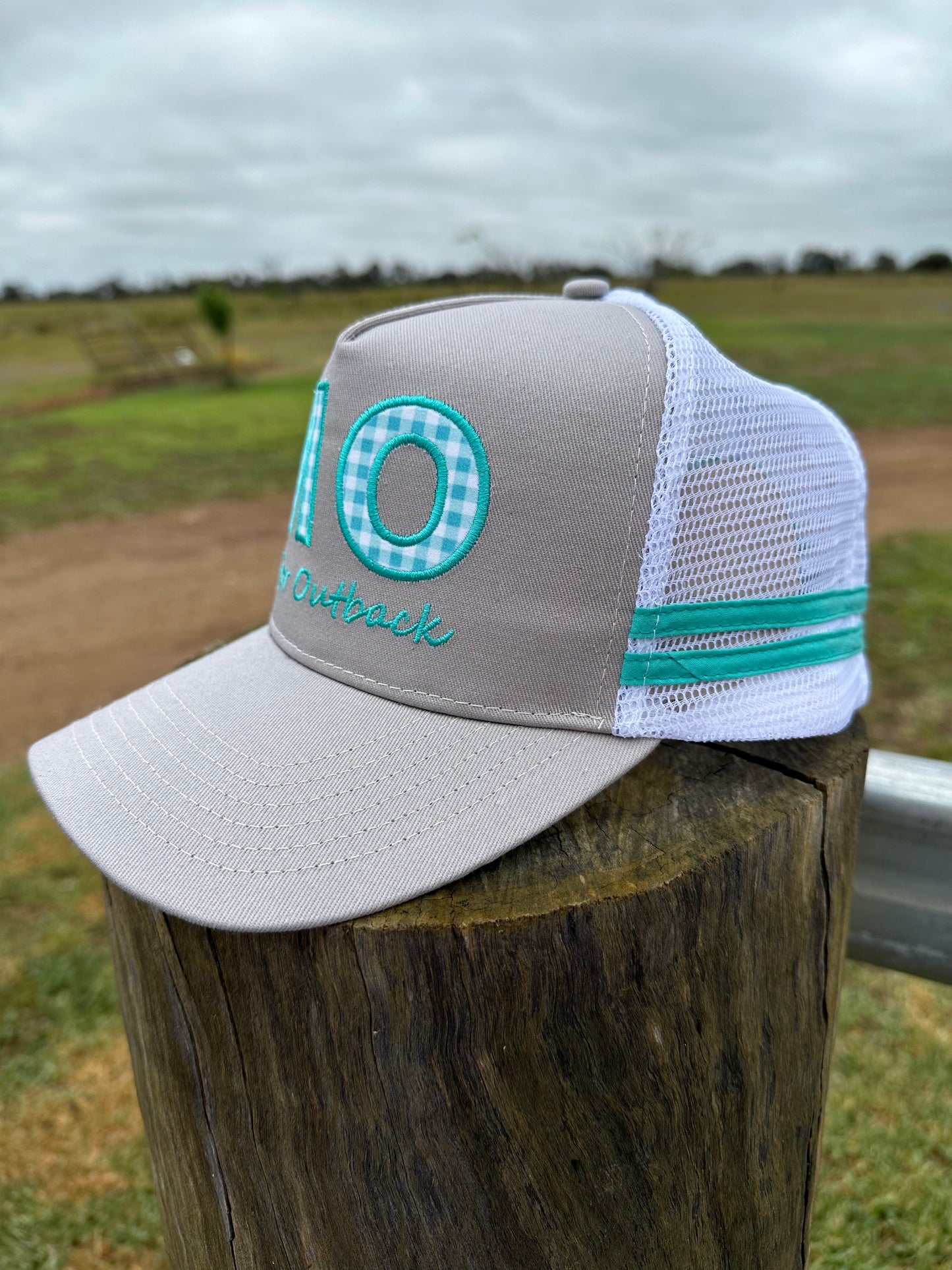 Grey & Aqua M.O Classic