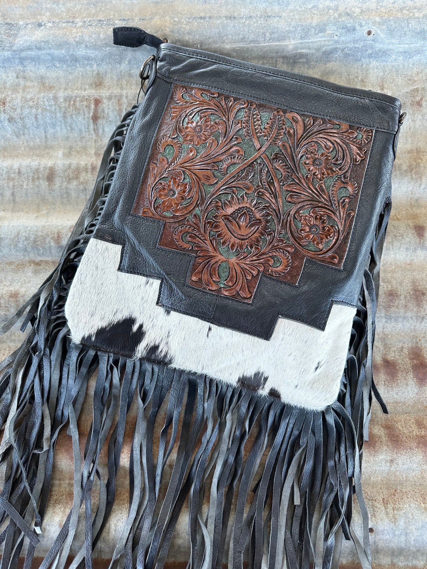 LT03 Leather Tooled Bag – Major Outback