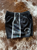 Kids Footy Shorts - Meet me at the waterhole