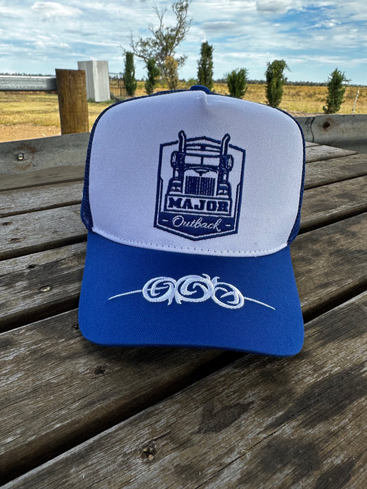Trucker Creed - White & Blue