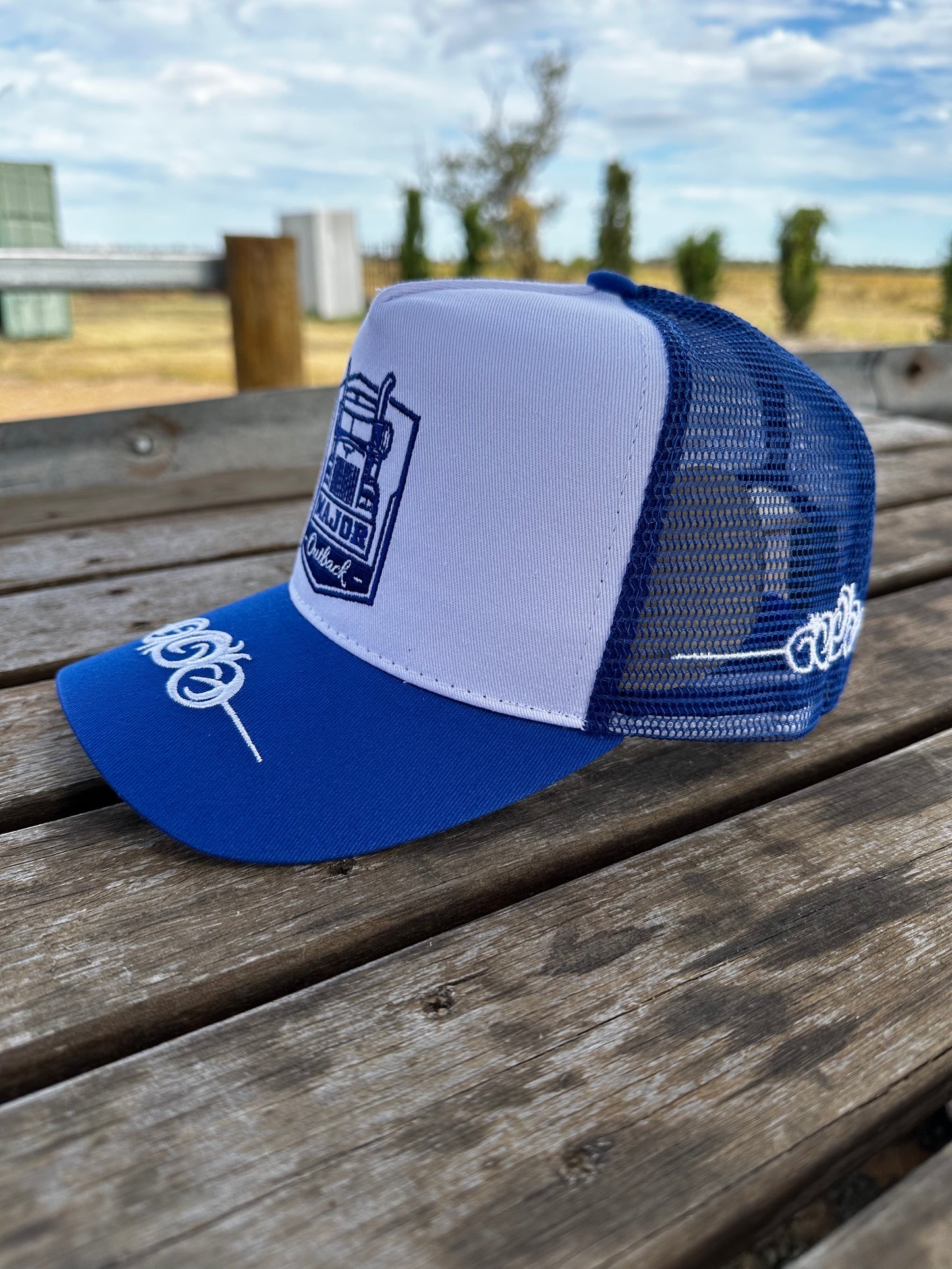 Trucker Creed - White & Blue
