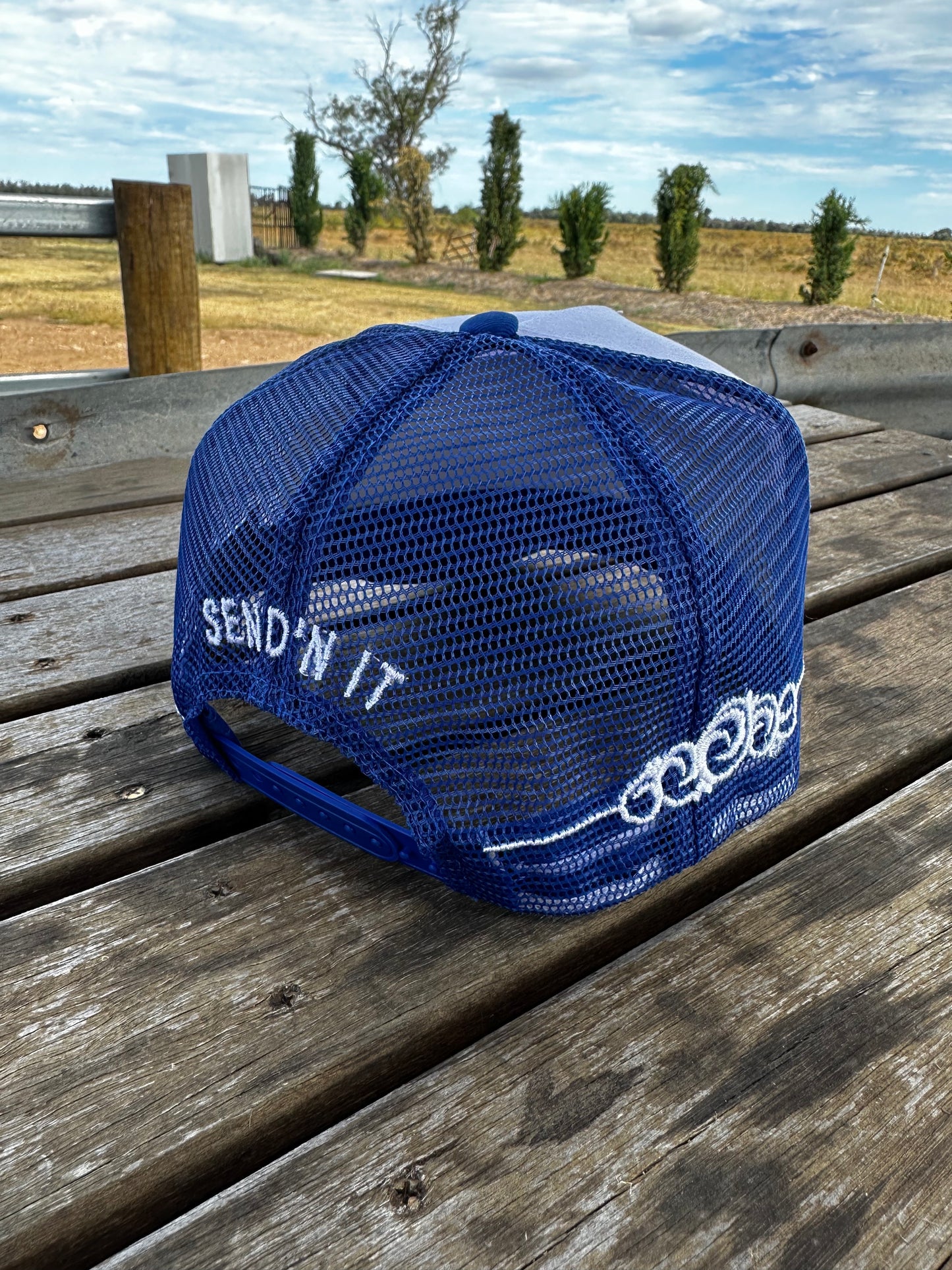 Trucker Creed - White & Blue