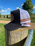 leather patch custom trucker cap 