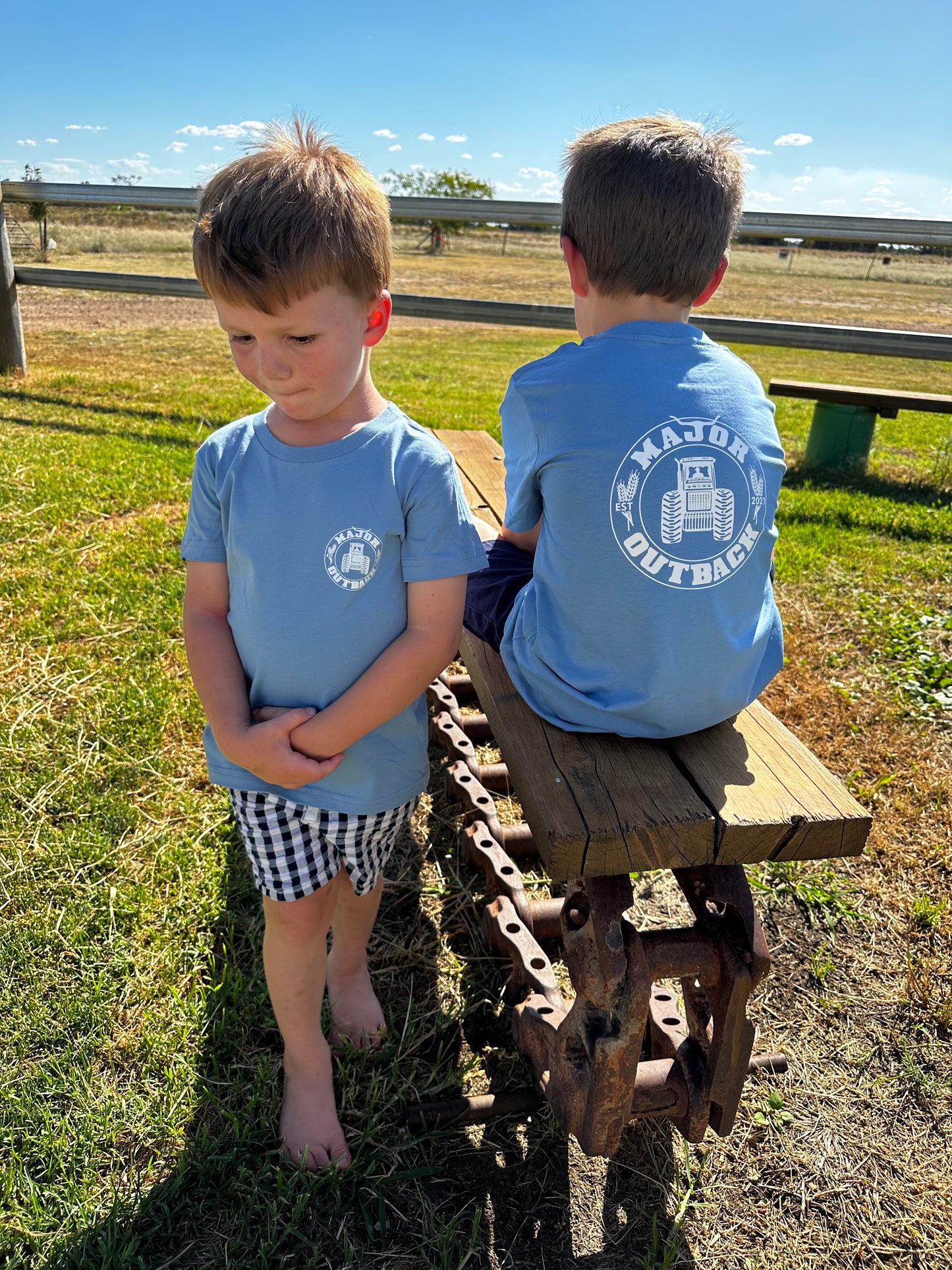 Kids Trax Tee - Blue