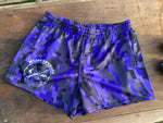 Camo Footy Shorts - Purple