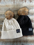 Knit Pom Pom Beanie
