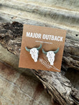 Longhorn Clay Studs - Green