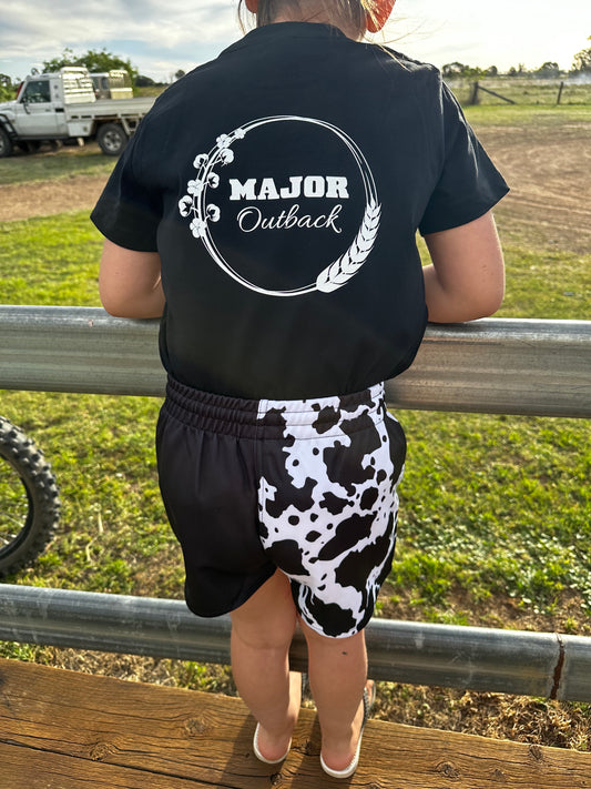 Kids Harvest Tee - Black