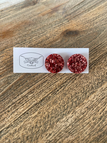 Chunky Glitter 20mm Acrylic Circles
