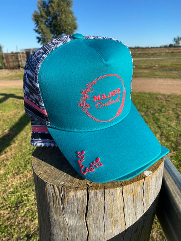 Harvest - Teal & Pink