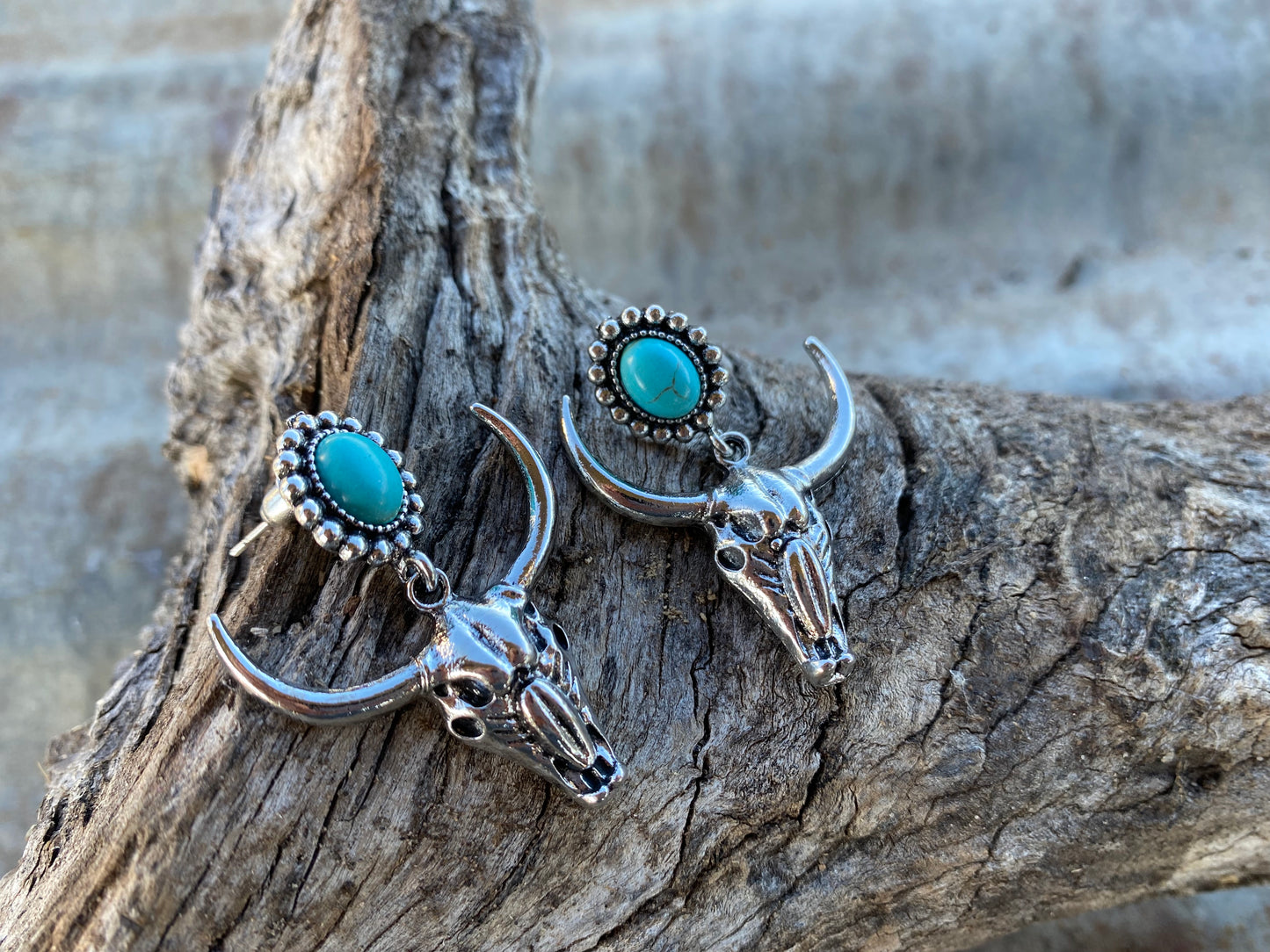 Various Bull Head Dangle Studs