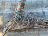 Southwestern Rope Stud Hoops