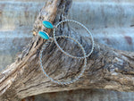 Southwestern Rope Stud Hoops