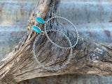 Southwestern Rope Stud Hoops