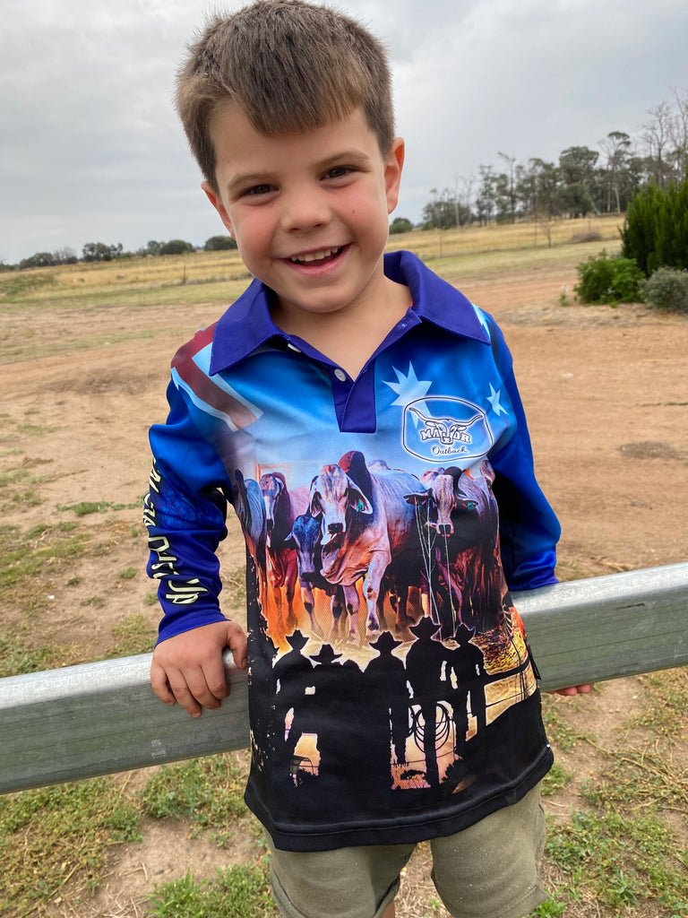Kids Aussie Fishing Shirt – Major Outback