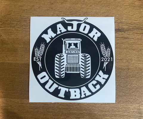 Trax Sticker - Black
