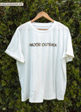 Floral Ladies Outback Tee - WHITE